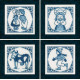 Синий комплект Набор для вышивки крестом LanArte PN-0164061 фото