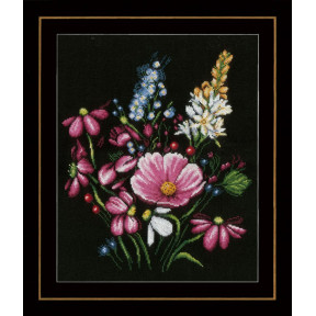 Квіти Набір для вишивання хрестиком LanArte PN-0165380 фото