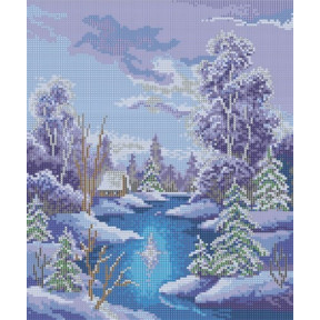 Рисунок на ткани Повитруля Б5 14 Зимняя ночь