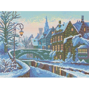 Рисунок на ткани Повитруля Б5 15 Зимний город