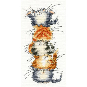 Кошки Набор для вышивания крестом Bothy Threads XMS27 фото