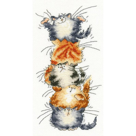 Кошки Набор для вышивания крестом Bothy Threads XMS27 фото