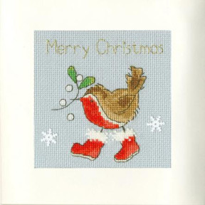 Шаг в Рождество Набор-открытка для вышивания крестом Bothy