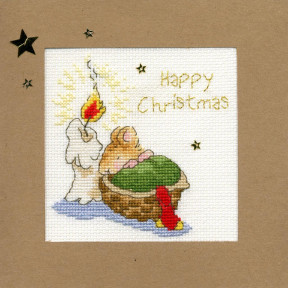 Перше Різдво Набір-листівка для вишивання хрестиком Bothy Threads XMAS19
