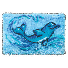 Дельфин Набор для вышивания коврика Чарівна Мить РТ-200 фото