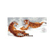 Тигри на привалі Канва з нанесеним малюнком для вишивання хрестиком Світ можливостей 1007СМД