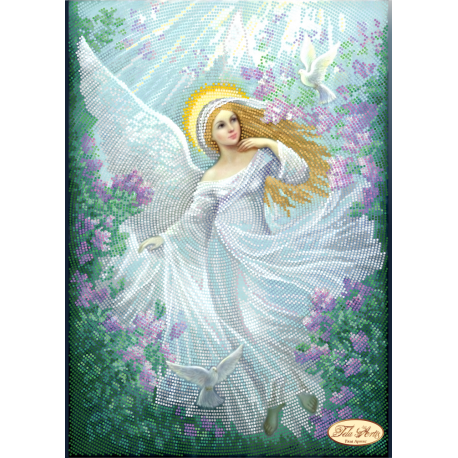 Нежный ангел Схема для вышивки бисером Tela Artis ТА-077ТА фото