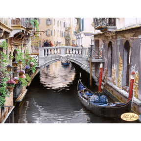 Мальовнича Венеція Схема для вишивки бісером Tela Artis