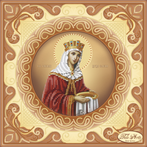 Святая Равноапостольная Царица Елена Схема для вышивания бисером иконы Tela Artis ТИС-022ТА