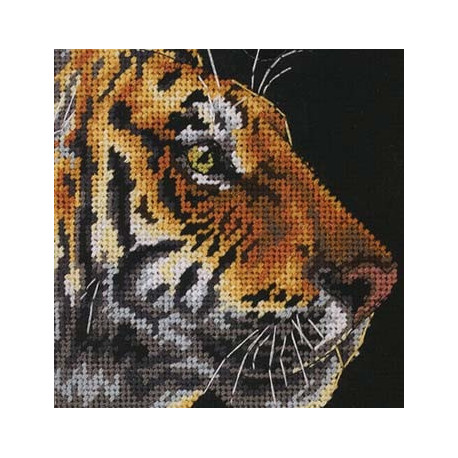Набір для вишивання Dimensions 07225 Tiger Profile фото