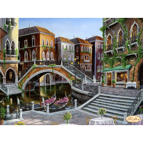 Венецианскими улочками Схема для вышивания бисером Tela Artis