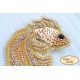 Набор для вышивания бисером Tela Artis Золотая рыбка Б-010 фото