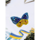 Цвет счастья Набор для вышивки бисером украшения на натуральном художественном холсте Абрис Арт AD-221