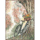 Набор для вышивания Lanarte Bike & Flower basket Велосипед и