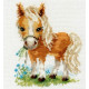 Набір для вишивки хрестиком Аліса 0-114 Білогриве конячка фото