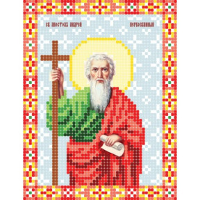 Святой апостол Андрей Схема для вышивки бисером Повитруля Т3 90