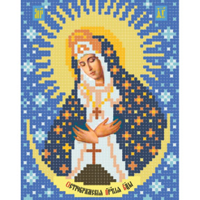 Остробрамская икона Божией Матери Схема для вышивки бисером Повитруля Т3 122