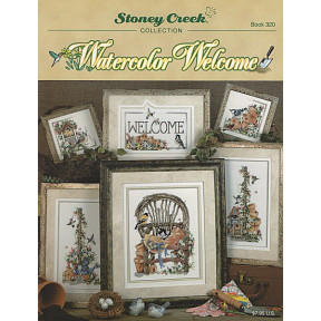 Watercolor Welcome Буклет зі схемами для вишивання хрестиком Stoney Creek BK320