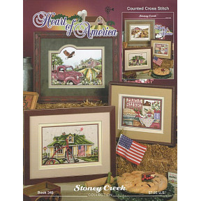 Heart of America Буклет зі схемами для вишивання хрестиком Stoney Creek BK348