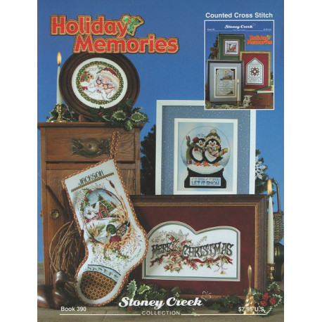 Holiday Memories Буклет со схемами для вышивки крестом Stoney Creek BK390