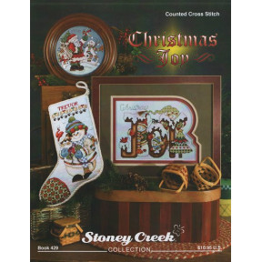 Christmas Joy Буклет зі схемами для вишивання хрестиком Stoney