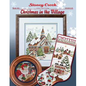 Christmas in the Village Буклет со схемами для вышивки крестом Stoney Creek BK452
