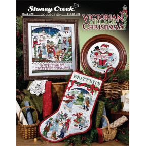 Victorian Village Christmas Буклет со схемами для вышивки крестом Stoney Creek BK470