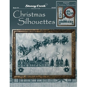 Christmas Silhouettes Буклет зі схемами для вишивання хрестиком