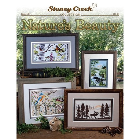 Nature's Beauty Буклет со схемами для вышивки крестом Stoney Creek BK505