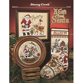 A Gift From Santa Буклет зі схемами для вишивання хрестиком Stoney Creek BK511