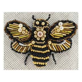 Пчелка Набор для вышивки бисером брошки ВДВ БР-018