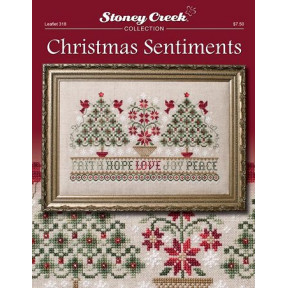 Christmas Sentiments Схема для вишивання хрестиком Stoney Creek LFT318