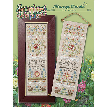 Spring Sampler Схема для вишивання хрестиком Stoney Creek LFT530