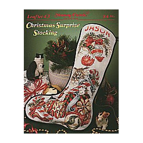 Christmas Surprise Stocking Схема для вышивки крестом Stoney Creek LFT043