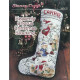 Heavenly Chorus Christmas Stocking Схема для вишивання хрестиком Stoney Creek LFT074