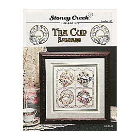 Tea Cup Sampler Схема для вышивки крестом Stoney Creek LFT105