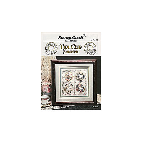 Tea Cup Sampler Схема для вышивки крестом Stoney Creek LFT105