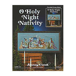O Holy Night Nativity Схема для вишивання хрестиком Stoney Creek LFT114