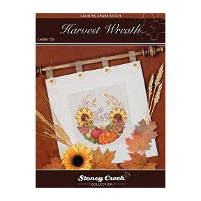 Harvest Wreath Схема для вышивки крестом Stoney Creek LFT133