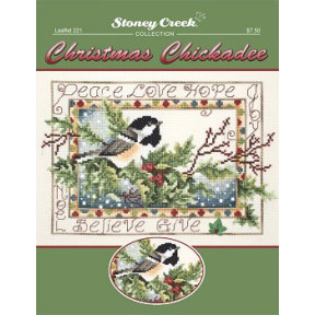 Christmas Chickadee Схема для вышивки крестом Stoney Creek LFT221