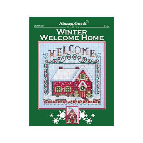 Winter Welcome Home Схема для вышивки крестом Stoney Creek LFT222