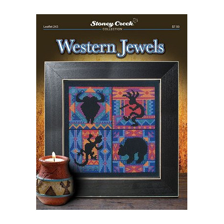 Western Jewels Схема для вышивки крестом Stoney Creek LFT243