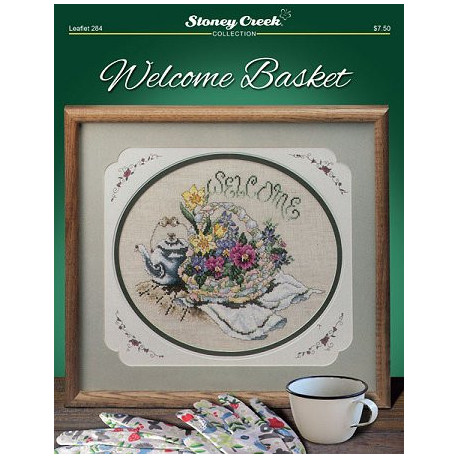 Welcome Basket Схема для вишивання хрестиком Stoney Creek LFT284