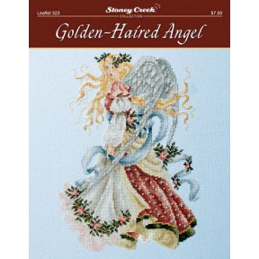 Golden-Haired Angel Схема для вышивки крестом Stoney Creek LFT323