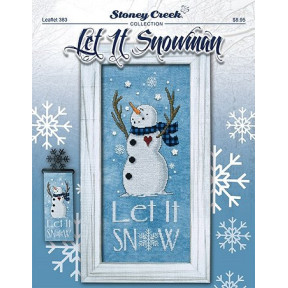 Let It Snowman Схема для вышивки крестом Stoney Creek LFT383