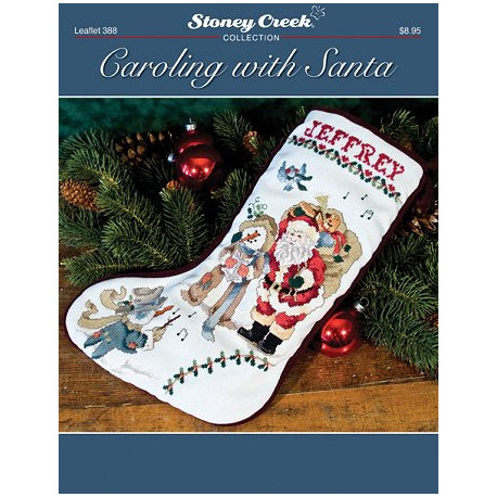 Caroling with Santa Схема для вишивання хрестиком Stoney Creek