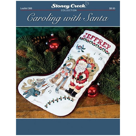 Caroling with Santa Схема для вышивки крестом Stoney Creek LFT388