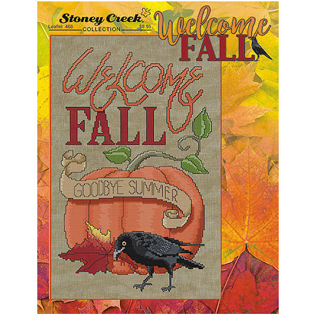 Welcome Fall Схема для вышивки крестом Stoney Creek LFT468