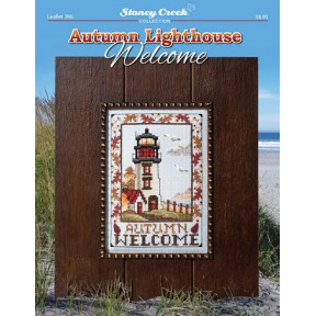 Autumn Lighthouse Welcome Схема для вишивання хрестиком Stoney