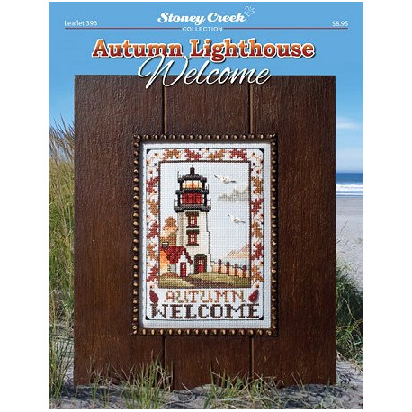 Autumn Lighthouse Welcome Схема для вишивання хрестиком Stoney